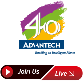 Welcome to join Advantech Industrial IoT live keynotes, and celebrate our 40th anniversary together!